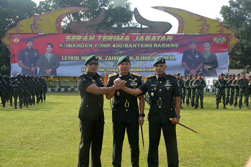 Komandan Yonif 400/Banteng Raiders Beralih Tongkat Komando - Bagian 1