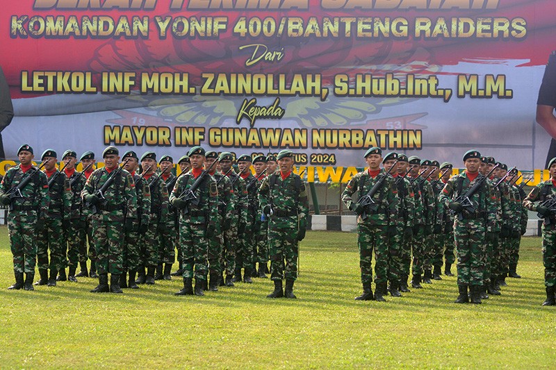 Komandan Yonif 400/Banteng Raiders Beralih Tongkat Komando - Bagian 4