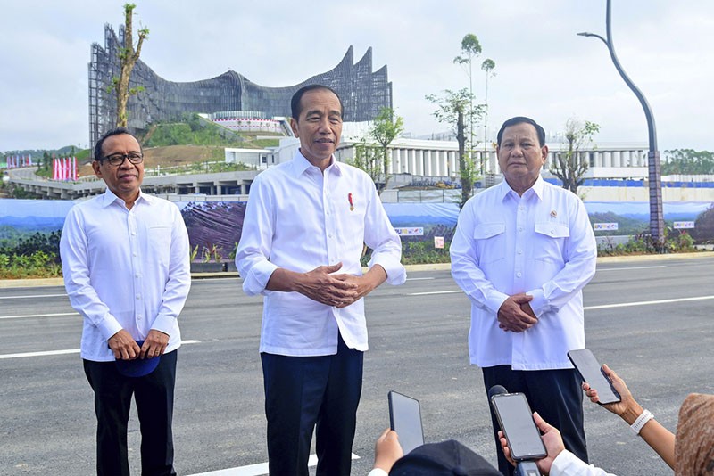 Di Hadapan Jokowi, Prabowo Janji Teruskan Proyek IKN - Bagian 1