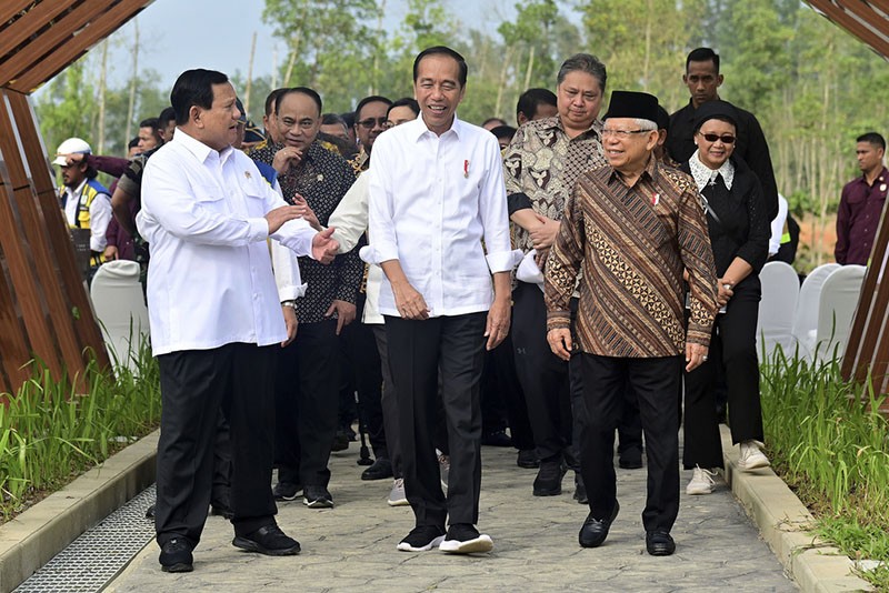 Di Hadapan Jokowi, Prabowo Janji Teruskan Proyek IKN - Bagian 2