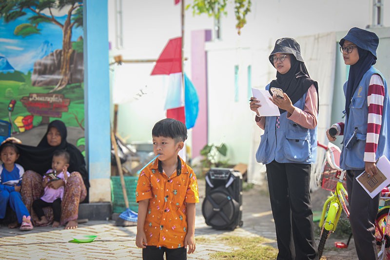 Keseruan Anak-anak PAUD Lomba Agustusan bersama Mahasiswa KKN UIN Jakarta - Bagian 1