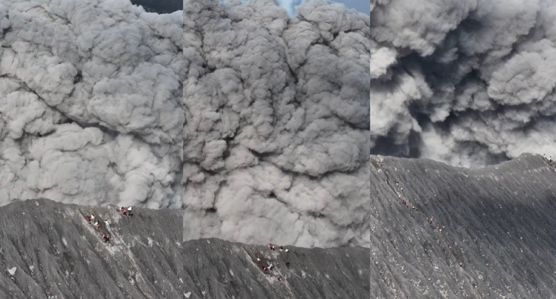 Viral Pendaki Tanpa Izin Nyaris Terkena Letusan Gunung Dukono, Ini Respons PVMBG