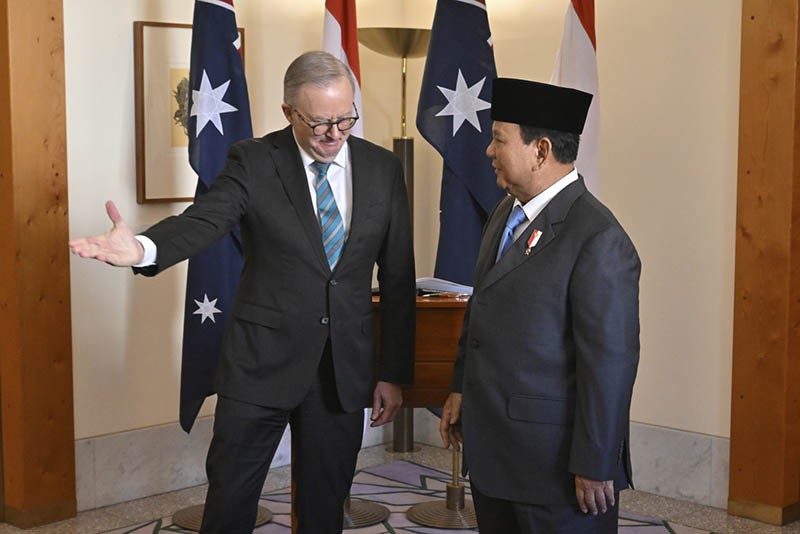 Kerja Sama Pertahanan, Menhan Prabowo Subianto Bertemu PM Australia Anthony Albanese - Bagian 2