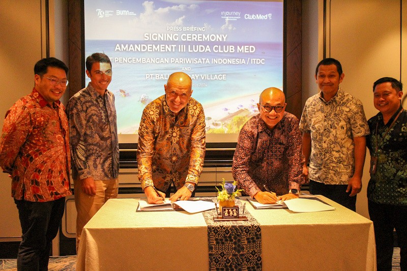 Penandatanganan Perpanjangan Pemanfaatan Lahan The Nusa Dua - Bagian 1
