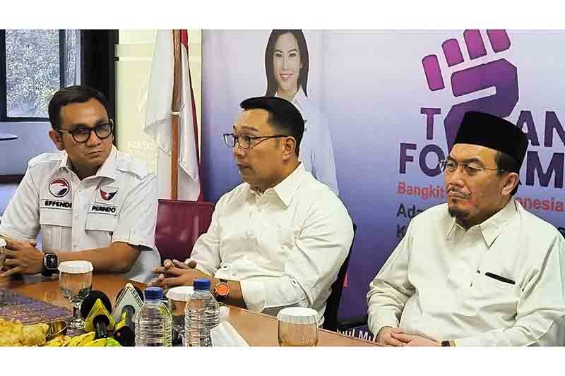 Ridwan Kamil - Suswono Sambangi Kantor DPW Partai Perindo DKI Jakarta - Bagian 1