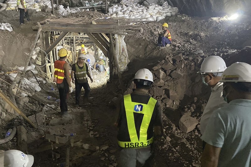 Terowongan Proyek Kereta Cepat Thailand-China Runtuh - Bagian 3