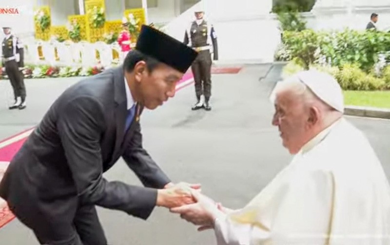 Momen Presiden Jokowi Terima Kunjungan Kenegaraan Paus Fransiskus - Bagian 2