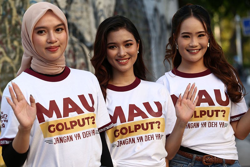 KPU Jatim Kerahkan 3 Perempuan Cantik Tekan Angka Golput Pilkada 2024 - Bagian 1