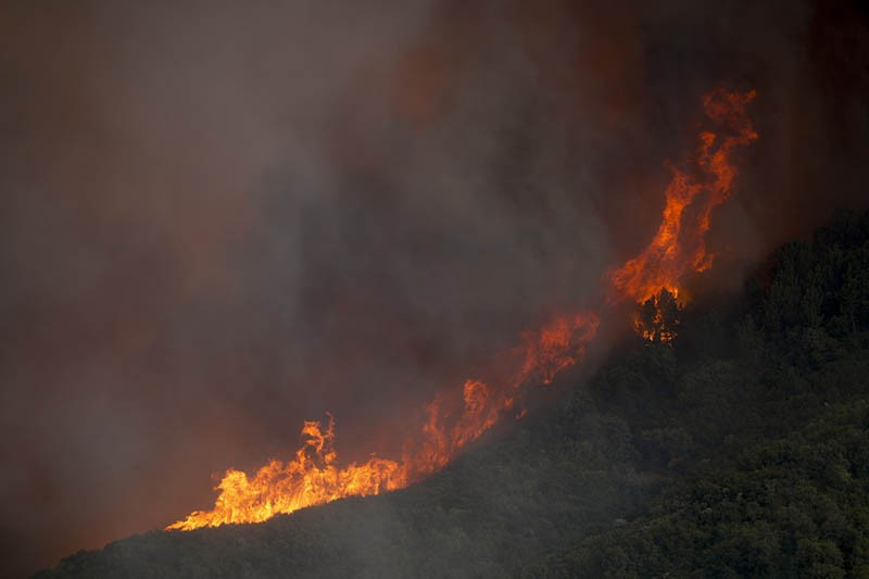 Cuaca Panas Ekstrem Menimbulkan Kebakaran Lahan di California - Bagian 1