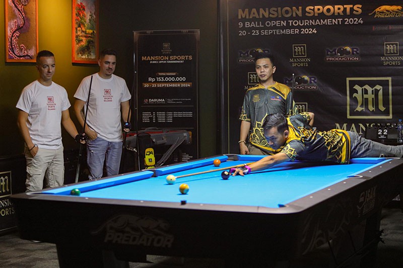 Juara Dunia dan Eropa Biliar vs Finalis Mansion Sports 9 Ball Tournament 2024 - Bagian 1
