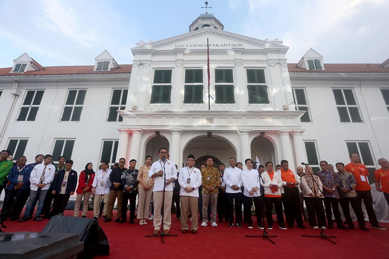 Tiga Pasang Cagub-Cawagub Jakarta Sepakat Wujudkan Pilgub 2024 Damai  - Bagian 4