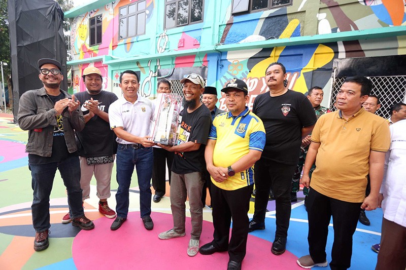 Mural Ahmad Yani Basketball Park Tumbuhkan Semangat Anak Muda - Bagian 4