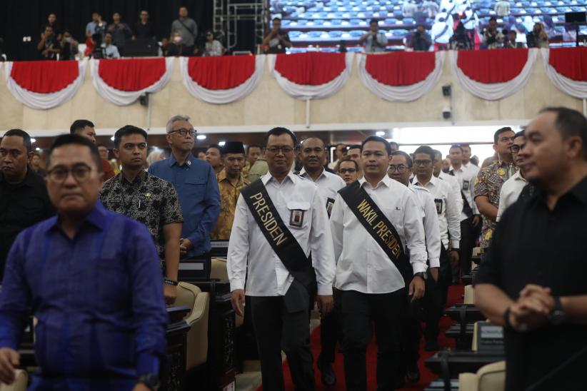 Potret Gibran Mengikuti Geladi Bersih Pelantikan Presiden dan Wapres - Bagian 5
