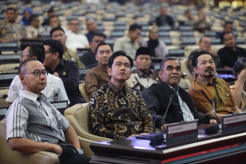 Potret Gibran Mengikuti Geladi Bersih Pelantikan Presiden dan Wapres - Bagian 3