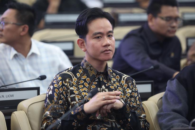 Potret Gibran Mengikuti Geladi Bersih Pelantikan Presiden dan Wapres - Bagian 1