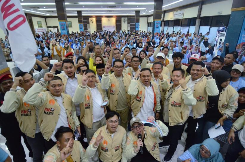Relawan Prabowo 08 Mania Deklarasi Dukung Ridwan Kamil-Suswono - Bagian 2