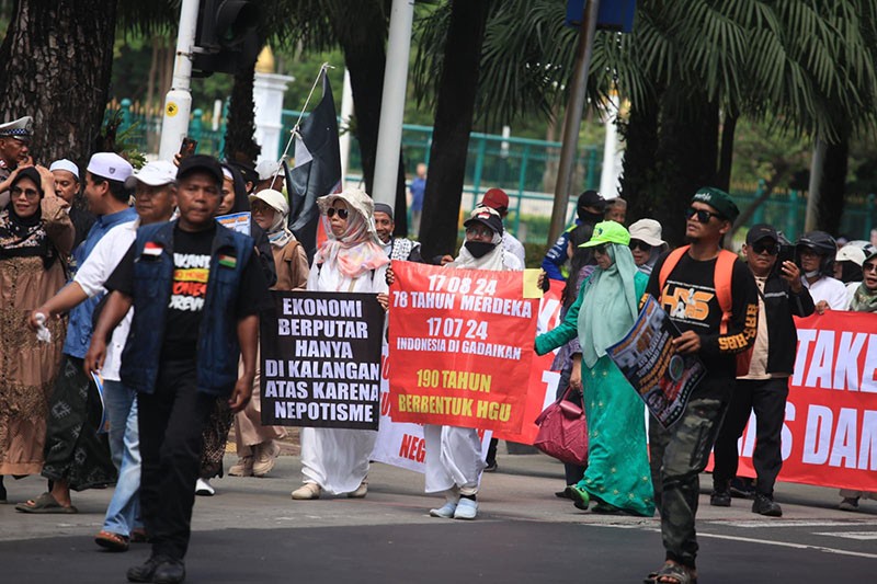 Aksi Ratusan Massa Reuni 411 - Bagian 2