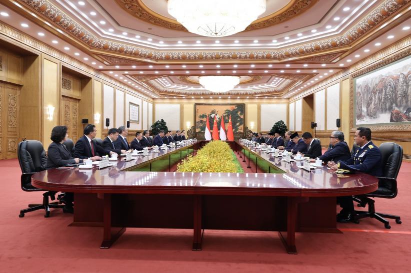 Prabowo dan Xi Jinping Jabat Tangan Erat, Kerja Sama Indonesia - China Diperkuat - Bagian 3