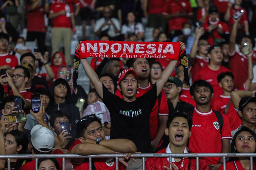 Semangat Ribuan Pendukung Timnas Indonesia meski Garuda Dibungkam Samurai Biru - Bagian 2