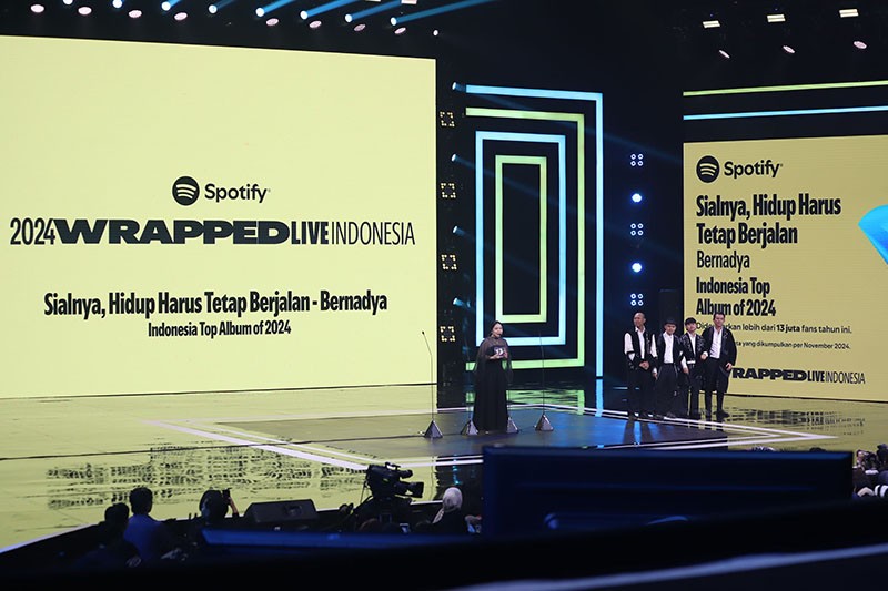 Bernadya Borong Penghargaan Spotify Wrapped Live Indonesia 2024 - Bagian 5