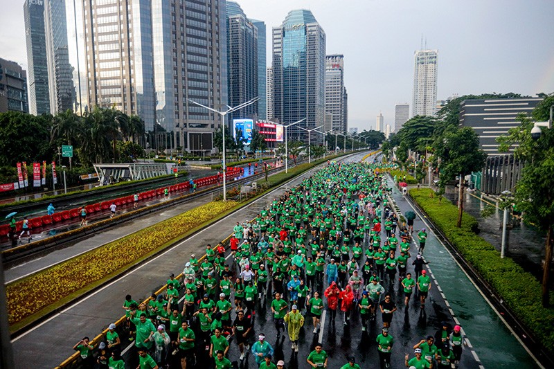 25.000 Pelari Hijaukan Jakarta International 10K - Bagian 1