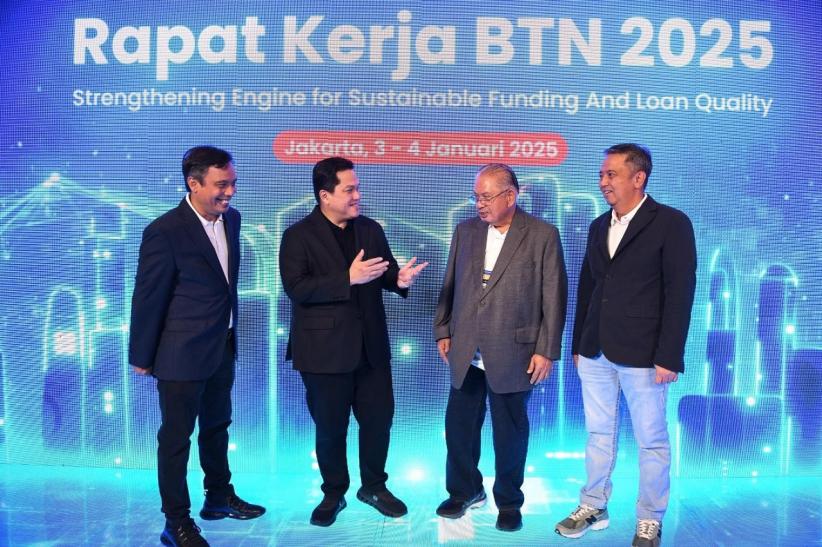 Menteri BUMN Erick Thohir Buka Rapat Kerja BTN 2025 - Bagian 1