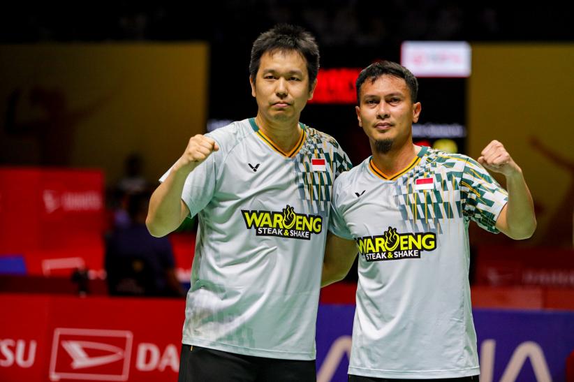 Ekspresi Ganda Putra Indonesia Ahsan-Hendra Resmi Pensiun dari Bulu Tangkis - Bagian 1