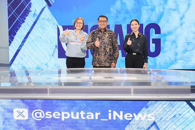 Angela Tanoesoedibjo Terima Kunjungan Menteri dan Wamen Ekonomi Kreatif di iNews Tower - Bagian 1