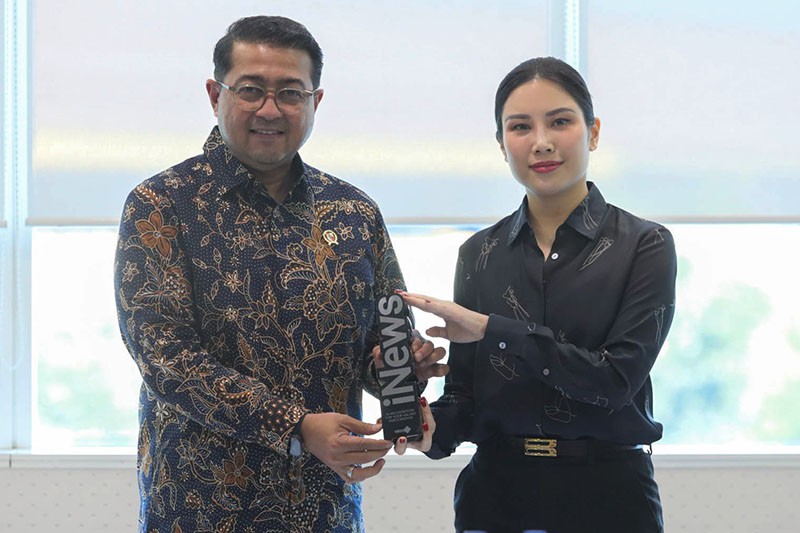 Angela Tanoesoedibjo Terima Kunjungan Menteri dan Wamen Ekonomi Kreatif di iNews Tower - Bagian 3