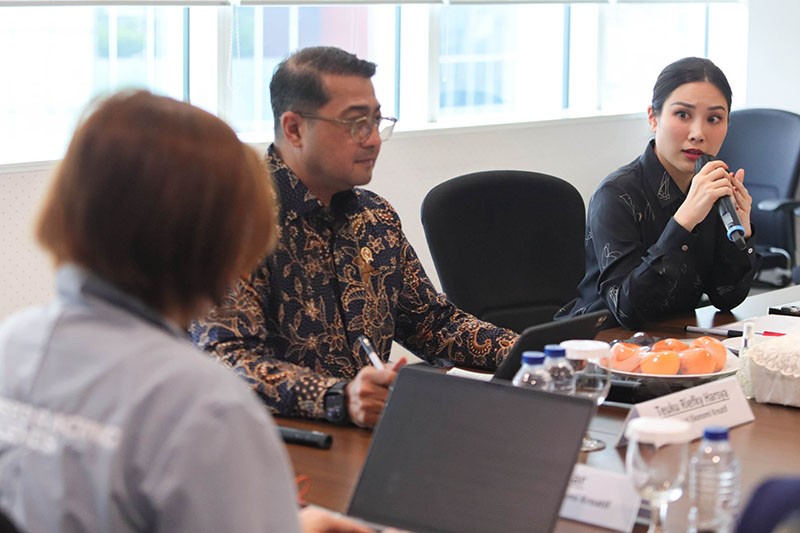 Angela Tanoesoedibjo Terima Kunjungan Menteri dan Wamen Ekonomi Kreatif di iNews Tower - Bagian 4