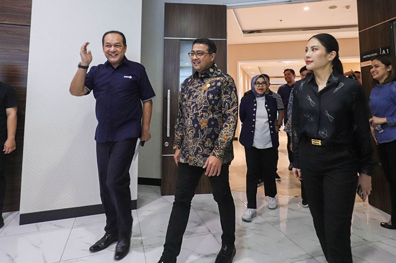 Angela Tanoesoedibjo Terima Kunjungan Menteri dan Wamen Ekonomi Kreatif di iNews Tower - Bagian 6