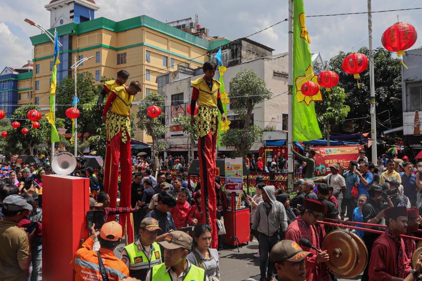 Suasana Kemeriahan Perayaan Cap Go Meh di Glodok    - Bagian 1