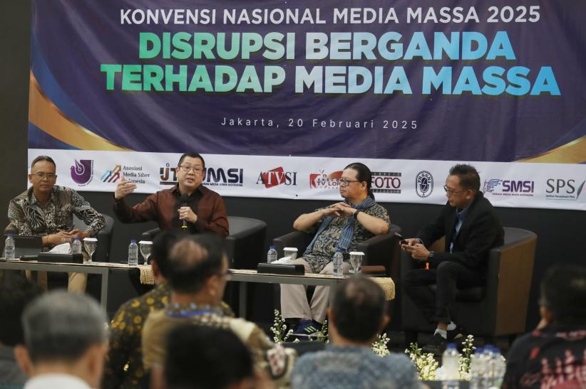 Hary Tanoesoedibjo Hadiri Konvensi Nasional Media Massa 2025 - Bagian 1