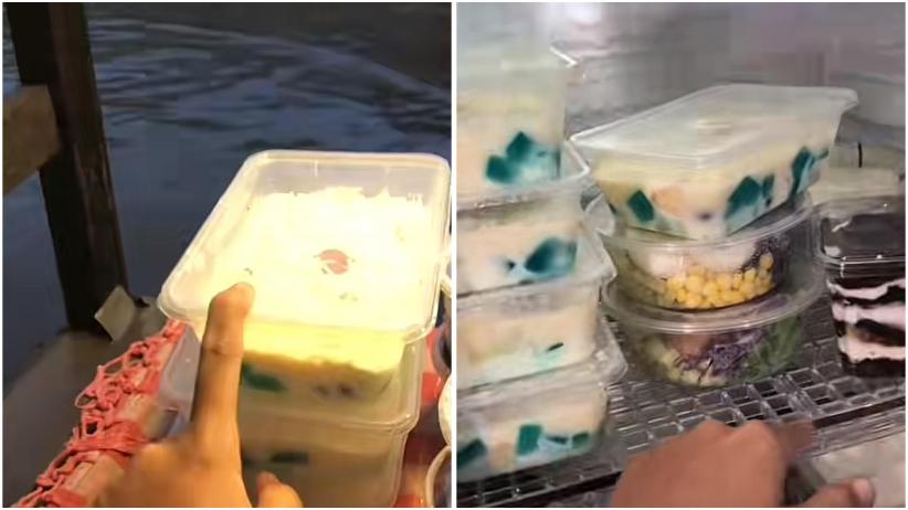 Viral Penjual Takjil Tetap Jualan saat Banjir, Salad Buah Bikin Ngiler!