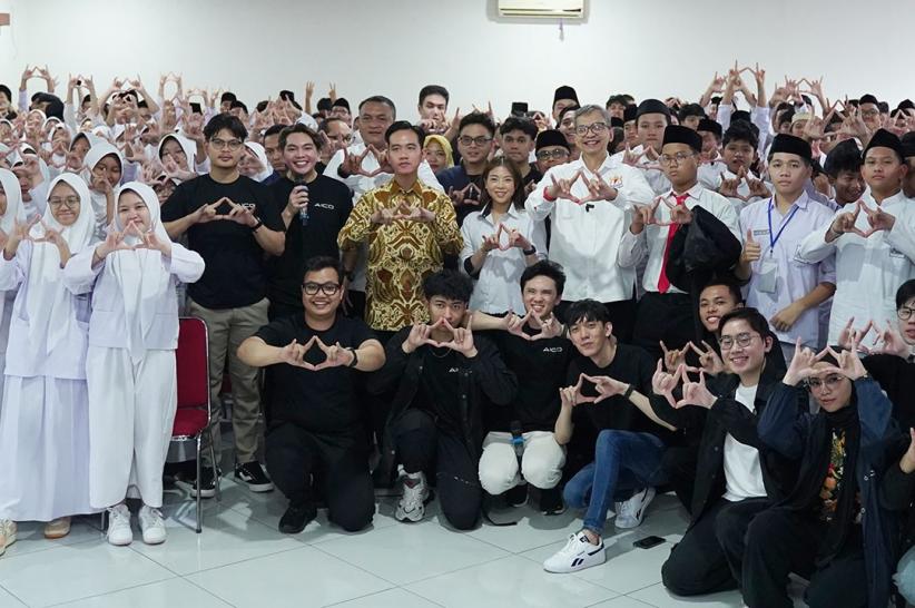 Wapres Gibran Didampingi Waketum Kadin Indonesia Clarissa Tanoesoedibjo Hadiri Workshop AI - Bagian 1