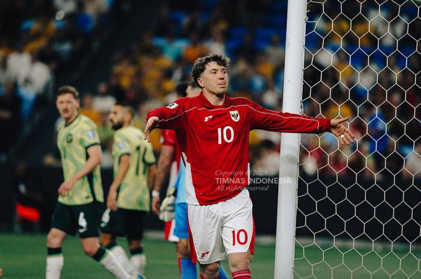 Selebrasi Ole Romeny Cetak Gol Semata Wayang Buat Timnas Indonesia - Bagian 1