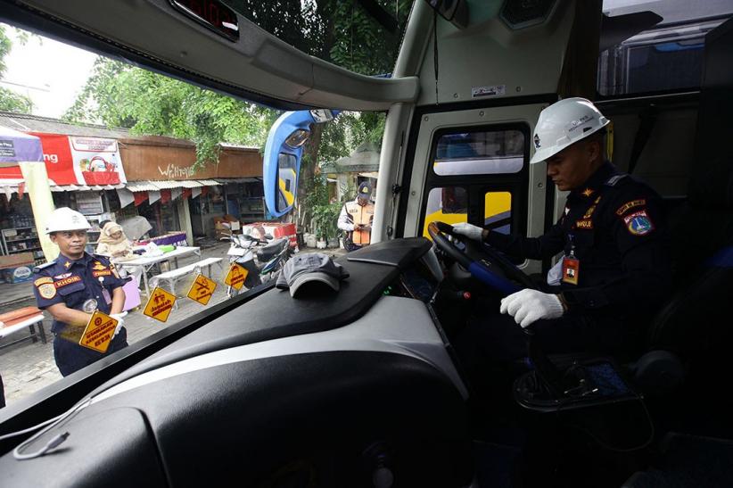 Bus Angkutan Mudik Lebaran Diperiksa Kelaikan Berkendara - Bagian 2