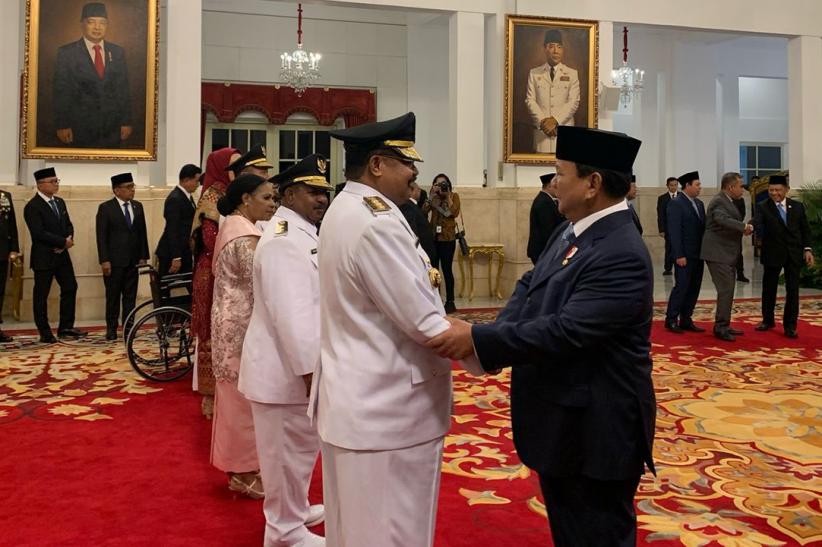 Presiden Prabowo Lantik Gubernur-Wagub Papua Pegunungan dan Babel 2025-2030 - Bagian 1