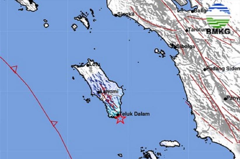 Gempa Terkini Guncang Nias Selatan Kedalaman 4 Km, Cek Magnitudonya