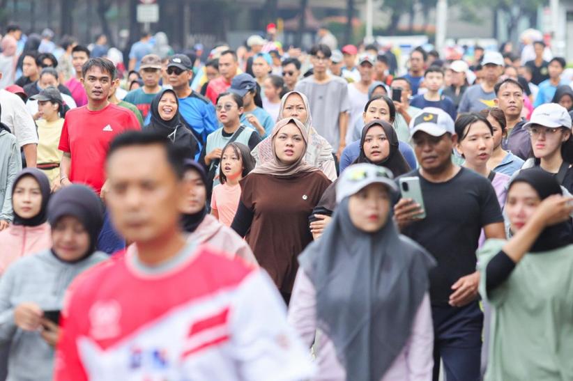 Ribuan Orang Padati Car Free Day Jakarta Minggu Pagi - Bagian 2