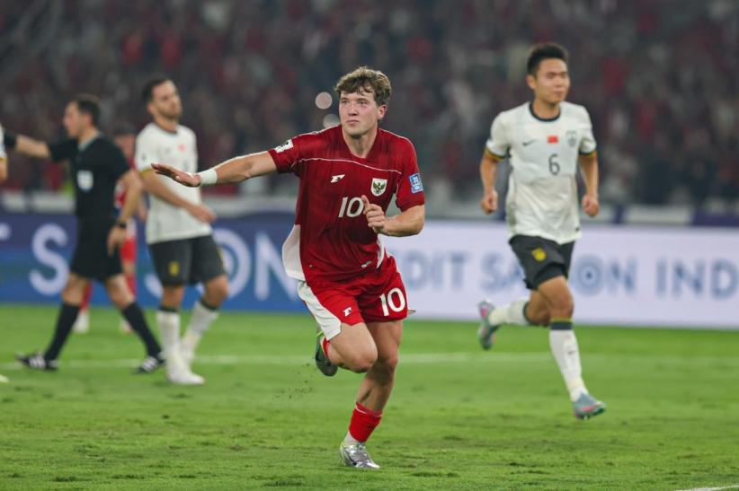 Selebrasi Ole Romeny Tangan di Bawah Dagu usai Jebol Gawang China  - Bagian 3