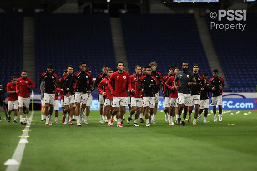 Intip Latihan Skuad Garuda Jelang Laga Timnas Indonesia vs Jepang - Bagian 2