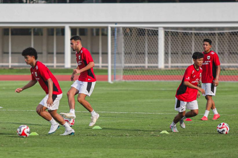 Timnas Indonesia U-23 Latihan Perdana Jelang Piala AFF 2025 - Bagian 1