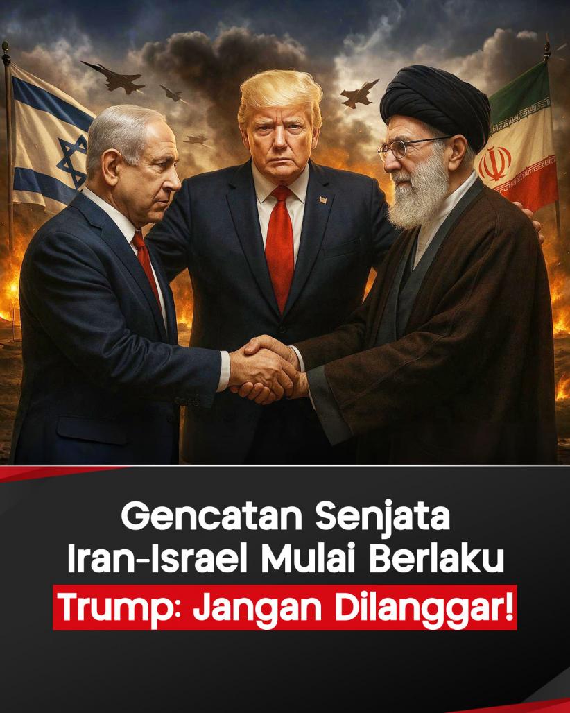Infografis Gencatan Senjata Iran-Israel Mulai Berlaku, Trump: Jangan Dilanggar!