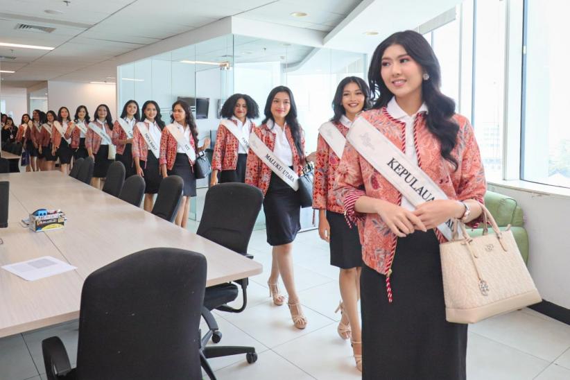38 Finalis Miss Indonesia 2025 Kunjungi iNews Tower, Bahas Media dan Gen Z - Bagian 4