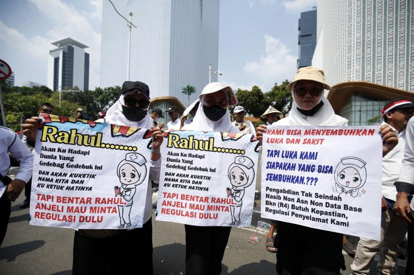 Aksi Damai Tenaga Honorer R4 - Bagian 2
