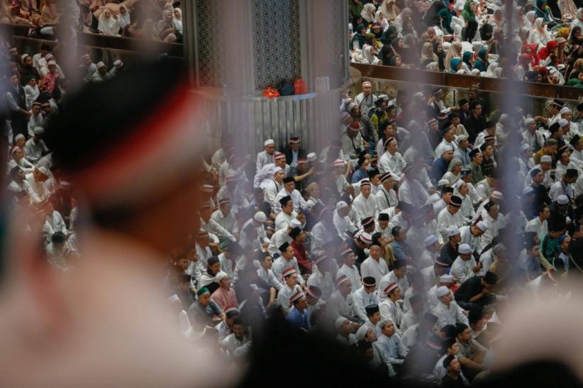 Ribuan Umat Muslim Hadiri Zikir Kebangsaan di Masjid Istiqlal - Bagian 1