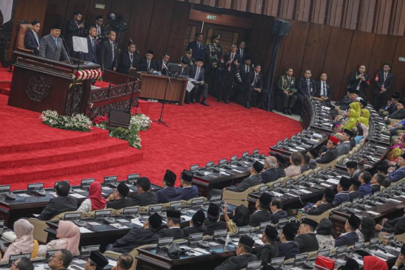 Momen Presiden Prabowo Sampaikan Pidato Kenegaraan - Bagian 4