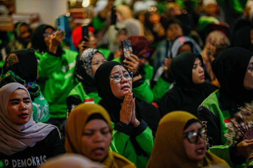 Ribuan Driver Ojol Doa Bersama untuk Persatuan dan Perdamaian Bangsa - Bagian 4