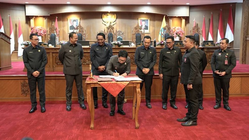 DPRD Badung Tetapkan Tiga Ranperda Strategis Jadi Perda